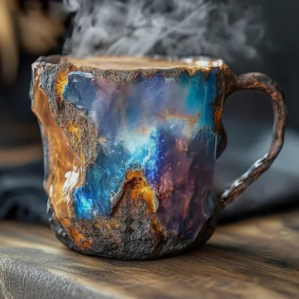 Krystalem Infuzované Kávové Hrníčky s Minerály