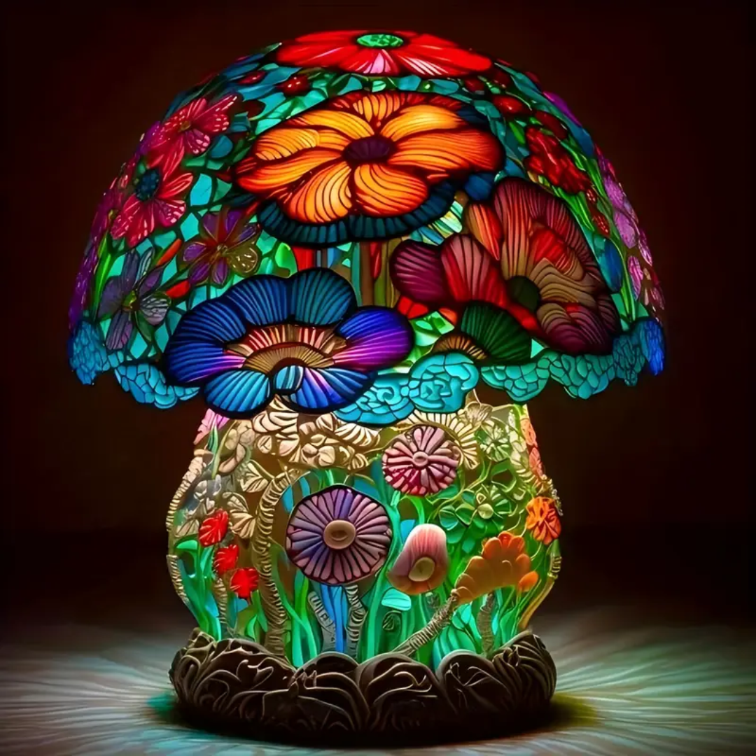 Matná houbová lampa